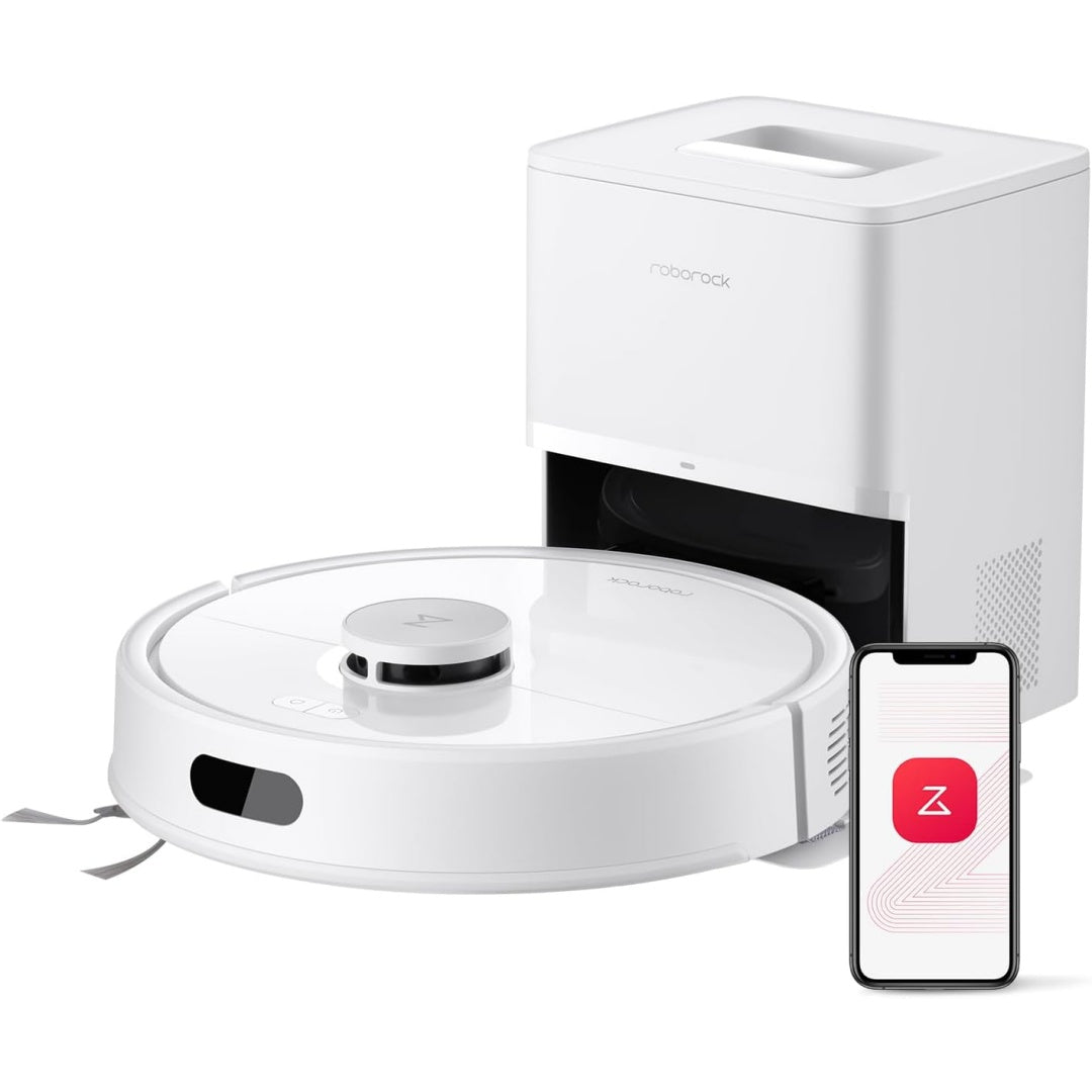Robot et base de vidage offrant une aspiration annoncee de 8000 Pa