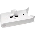 Bloc batterie rechargeable associant une tension annoncee de 25,2 V au coloris blanc et gris