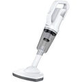 Aspirateur a main associant une aspiration annoncee de 12000 Pa au coloris blanc et gris